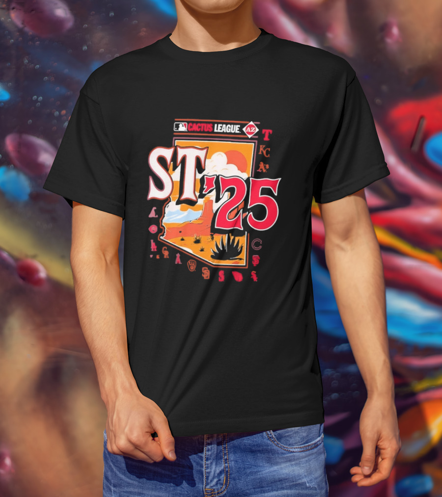 Cactus League 2025 Arizona Spring Training MLB AZ ST'25 T-Shirt
