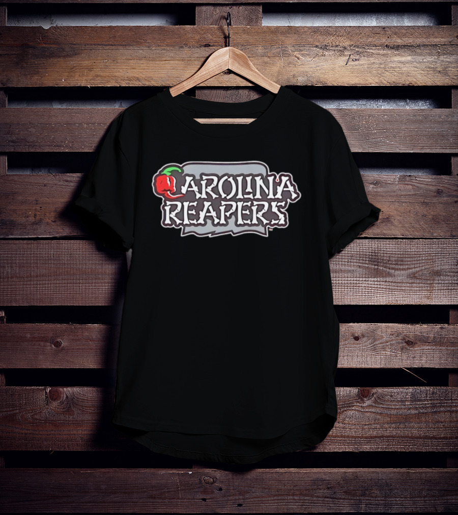 Carolina Reapers Spicy Pepper Hot Sauce Red Green T-Shirt