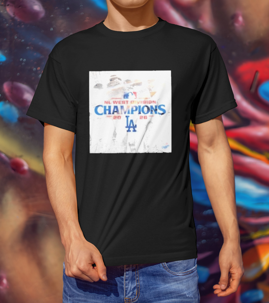 NL West Division Champions 2026 LA Dodgers MLB T-Shirt