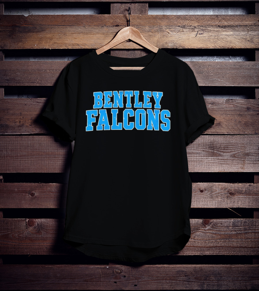 Bentley Falcons Distressed NCAA College Sports T-Shirt