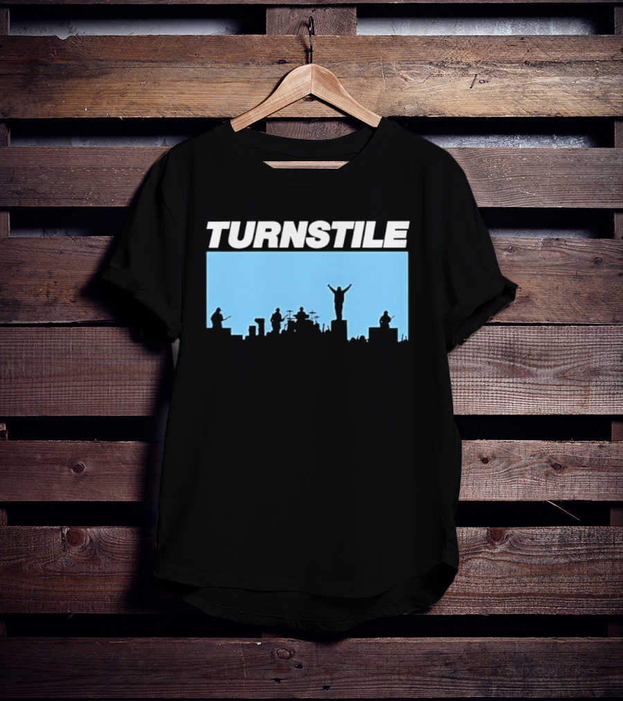 Turnstile Band Skyline Performance Hardcore T-Shirt