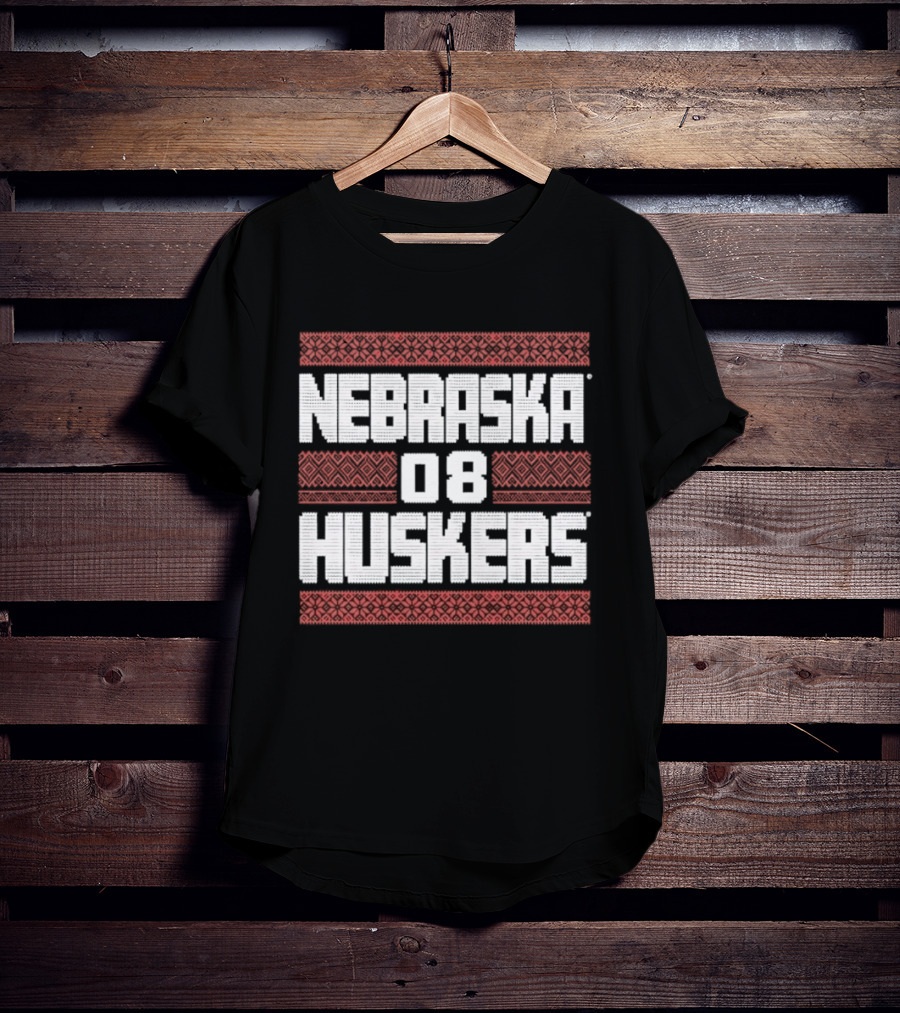 Nebraska 08 Huskers College Football NCAA T-Shirt