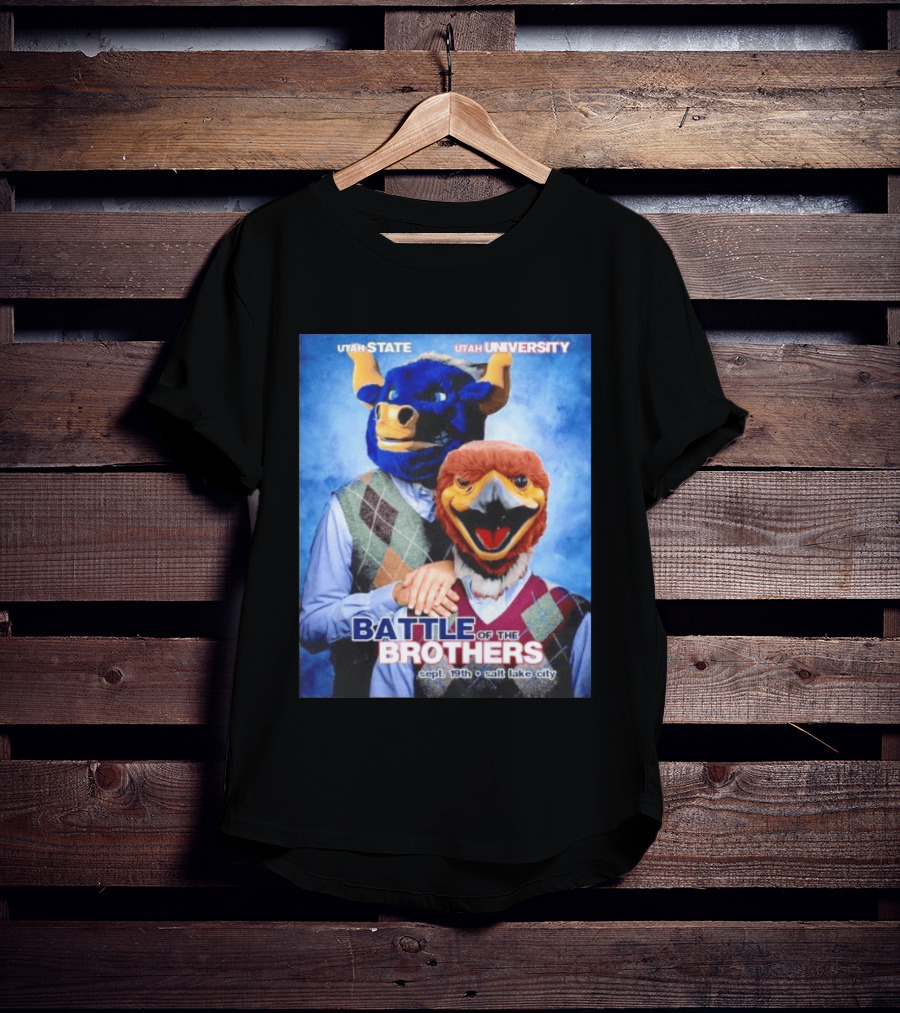 Utah State Utah University Battle Of The Brothers Sept 19th Salt Lake City T-Shirt