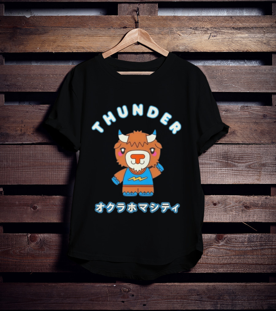THUNDER Oklahoma City Kawaii T-Shirt
