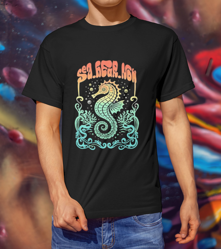 Sea Hear Now Seahorse 2026 Lineup Psychedelic Festival T-Shirt