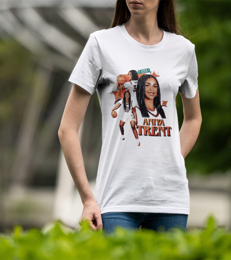 Aniya Trent Dayton Ohio Basketball Player The Burg Sign T-Shirt