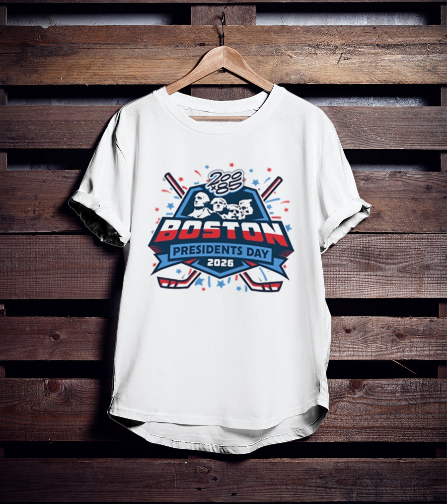 Boston Presidents Day 2026 200×85 Tournament Series T-Shirt