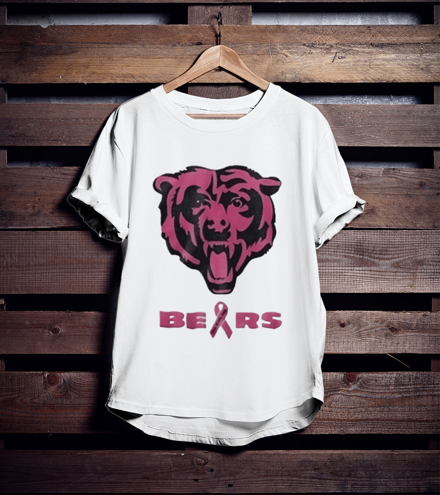 Chicago Bears Real Fans Wear Pink Breast Cancer Awareness 2026 T-Shirt