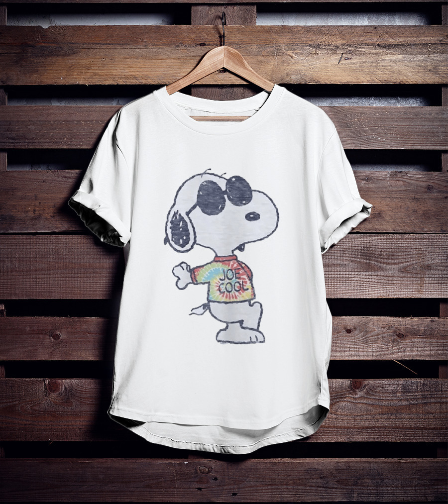 Joe Cool Snoopy Tie Dye Peanuts T-Shirt