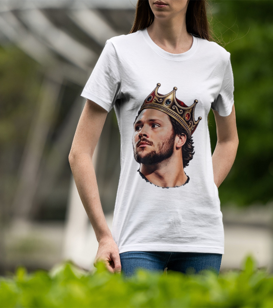 Josh Allen Buffalo Bills King Crown Football T-Shirt