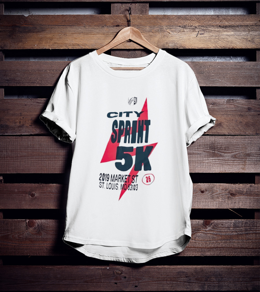 City Sprint 5K 2019 Market St St Louis MO 63103 26 T-Shirt
