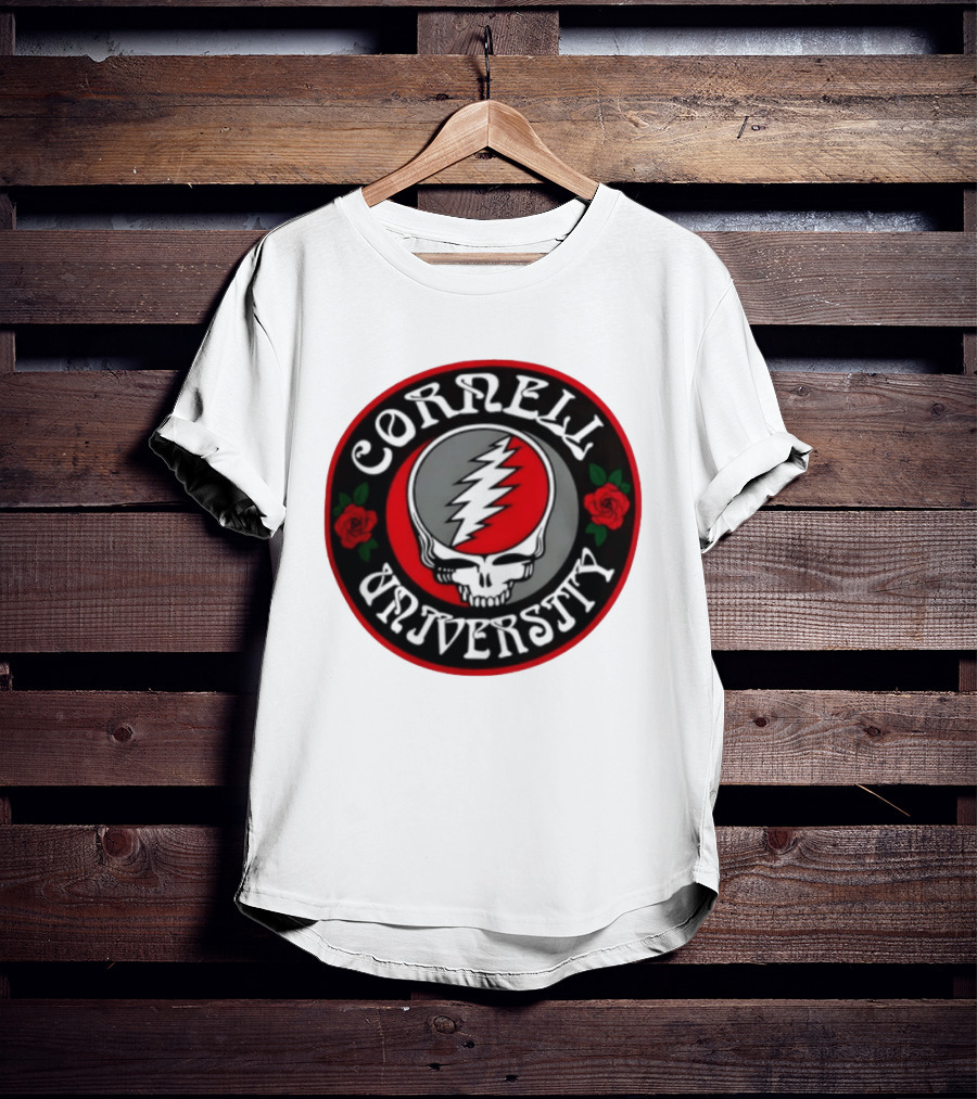 Cornell University Grateful Dead Steal Your Face Roses 2026 T-Shirt