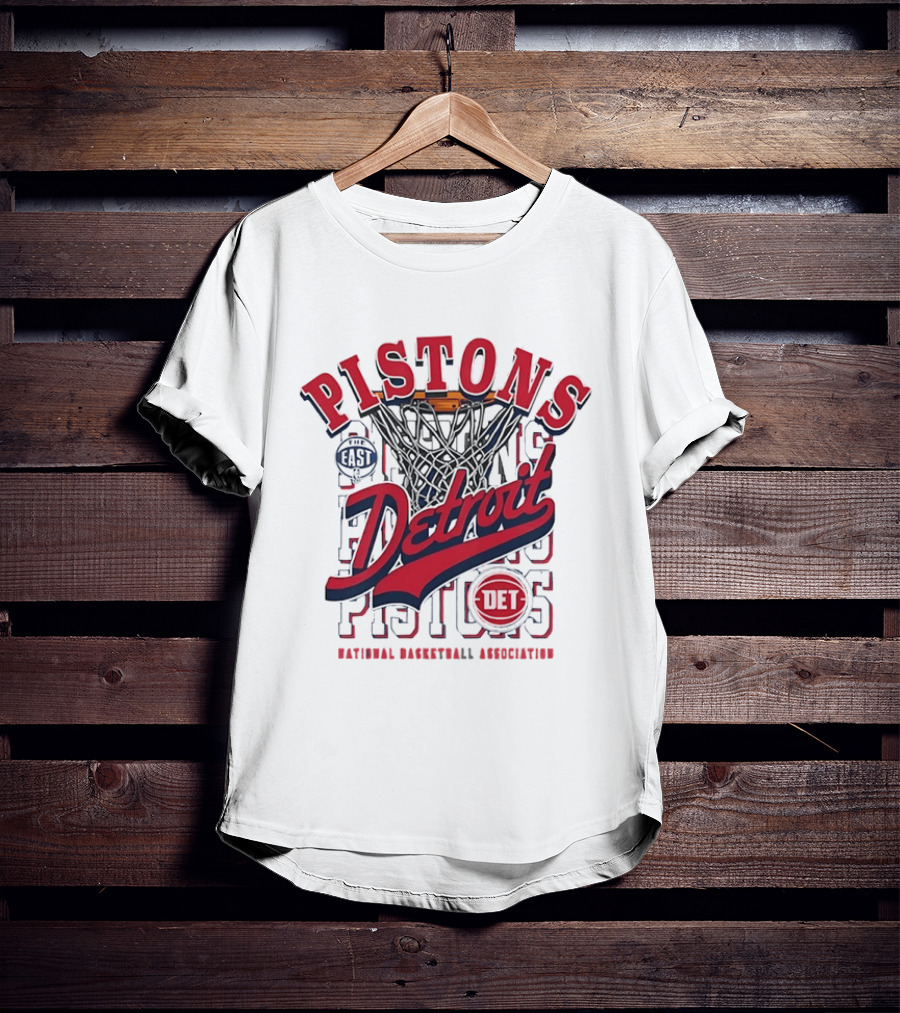 Detroit Pistons The East National Basketball Association Basketball T-Shirt