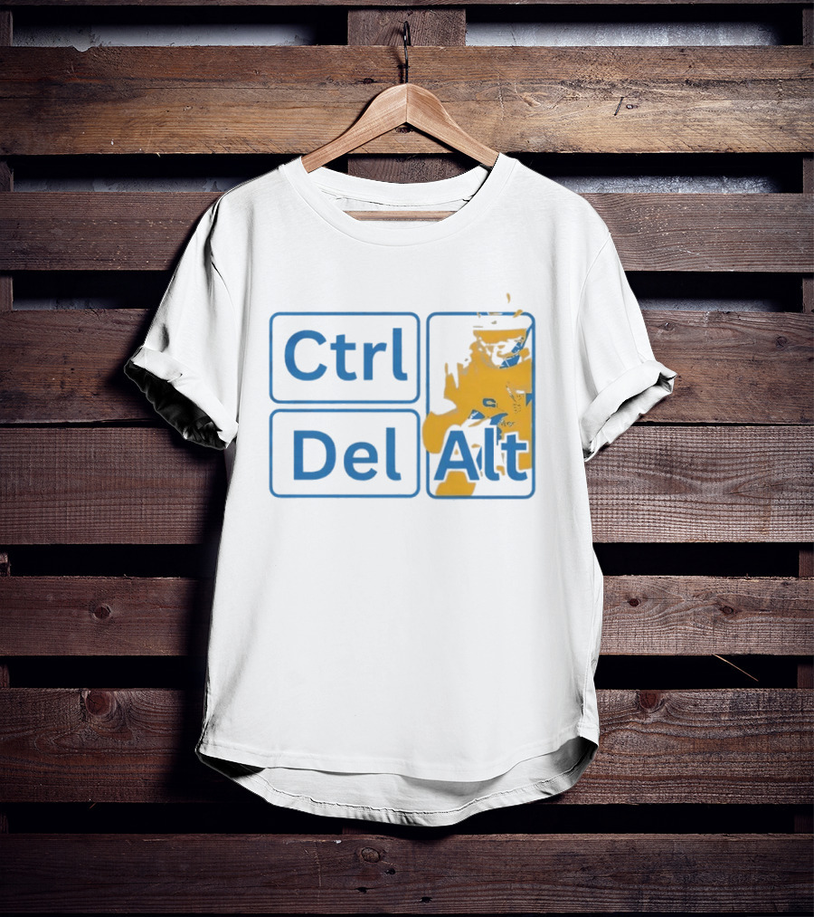 Los Angeles Football Ctrl Del Alt Gaming Keyboard Sports T-Shirt