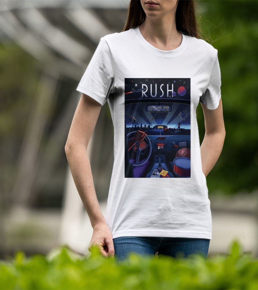 Rush Fifty Tour Cleveland Ohio Rocket Arena September 17 & 19 2026 T-Shirt