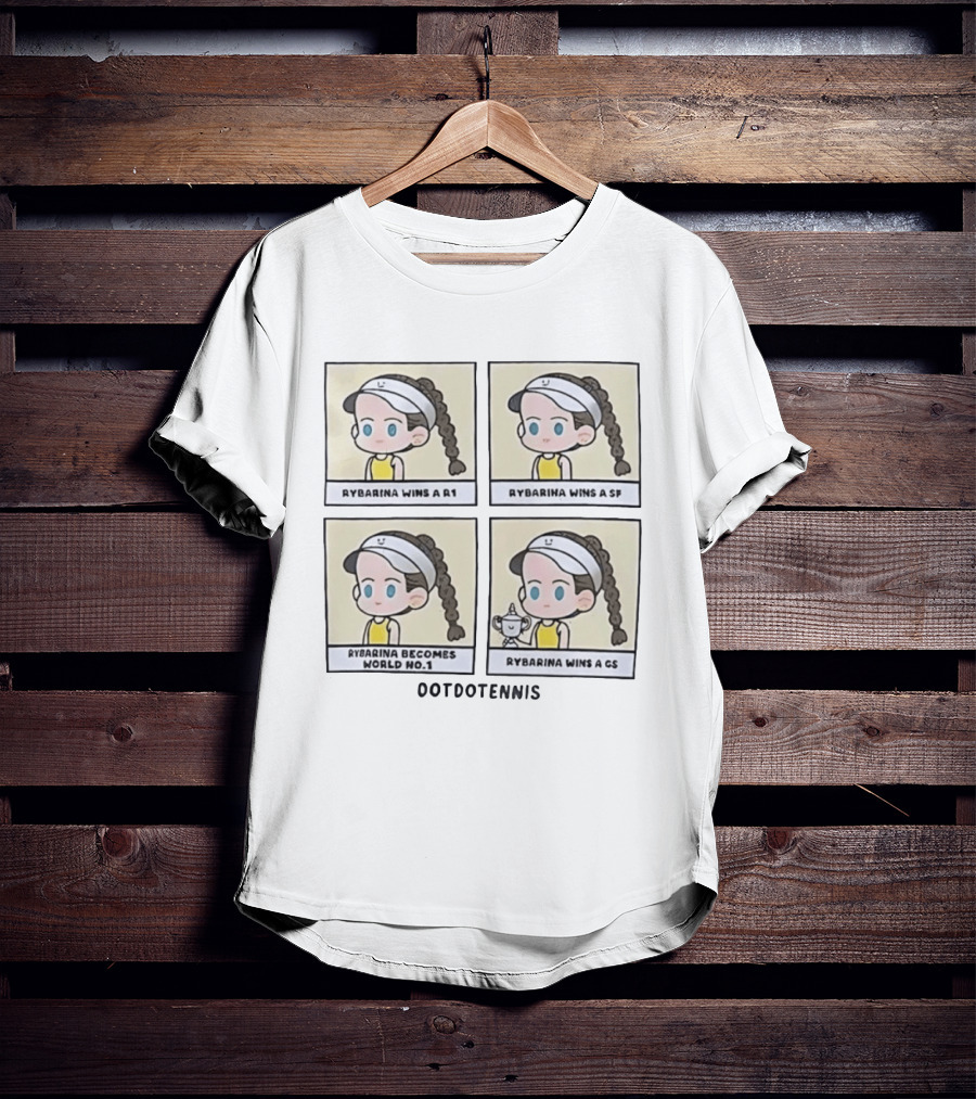 Rybarina Wins A R1 SF GS And Becomes World No 1 Ootdotennis T-Shirt