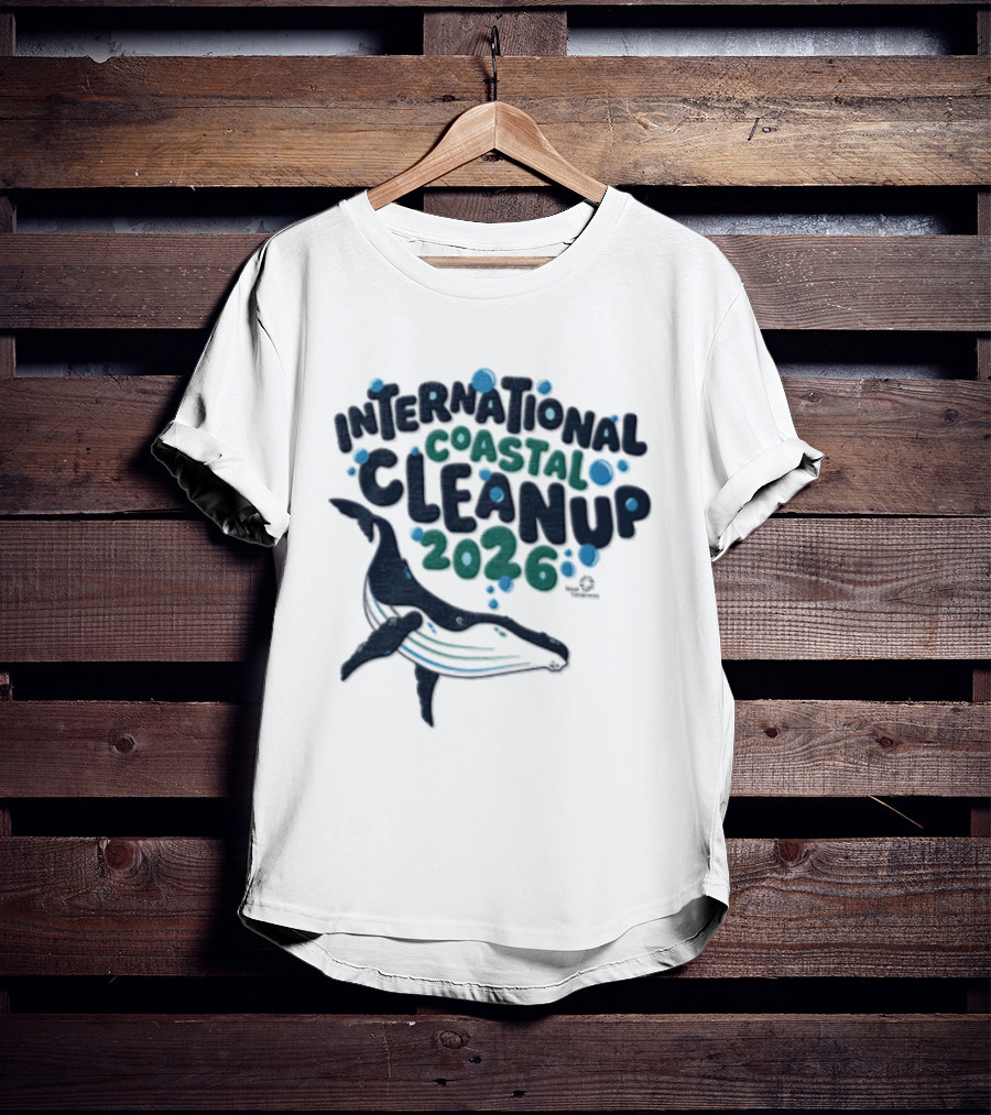 International Coastal Cleanup 2026 Humpback Whale T-Shirt