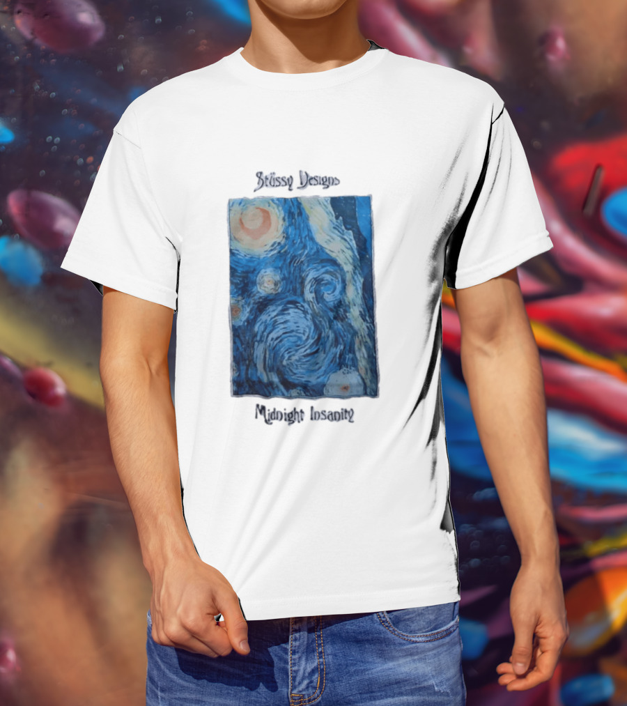 Stüssy Midnight Insanity The Starry Night T-Shirt