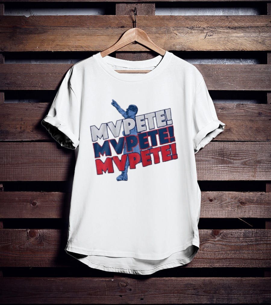 Pete Crow Armstrong Chicago Cubs MVPete Chant Celebration T-Shirt
