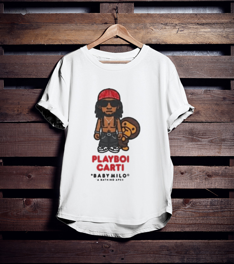 Playboi Carti Baby Milo A Bathing Ape Collaboration T-Shirt