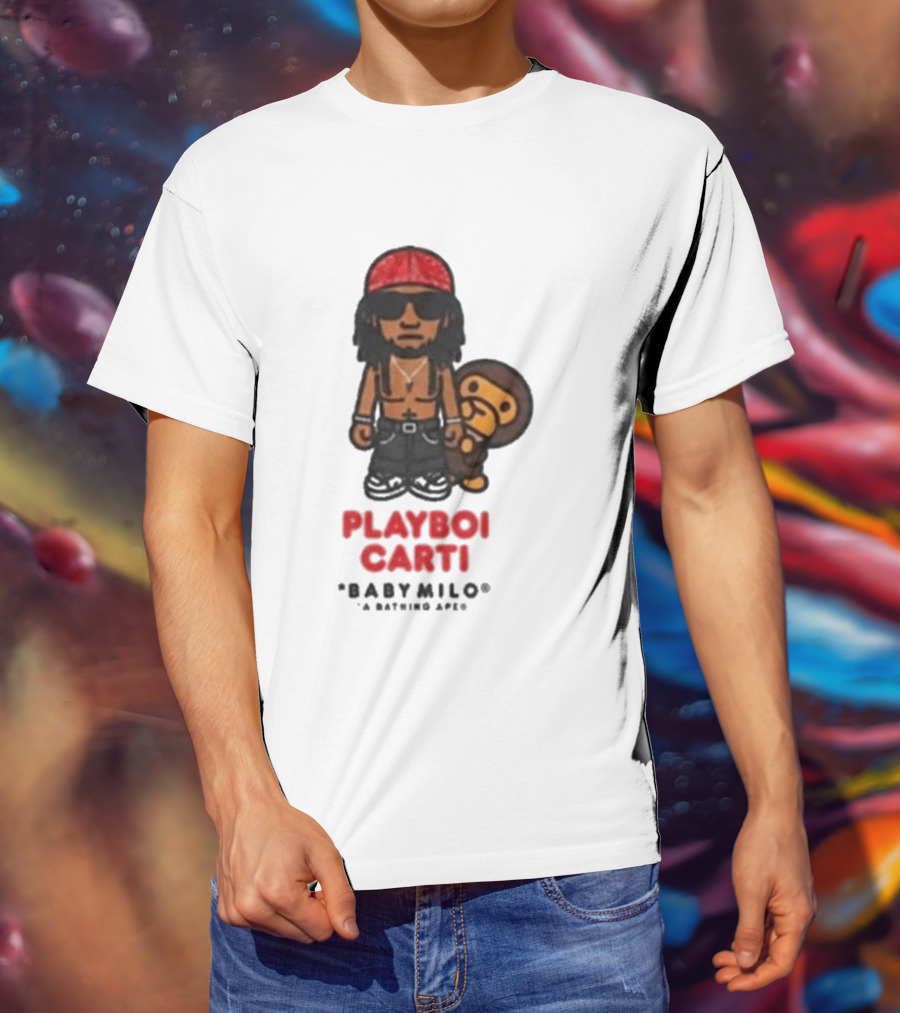 Playboi Carti Baby Milo A Bathing Ape Collaboration T-Shirt