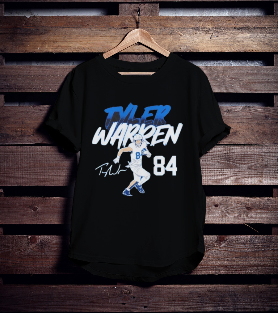 Tyler Warren 84 Indianapolis Colts Pose T-Shirt
