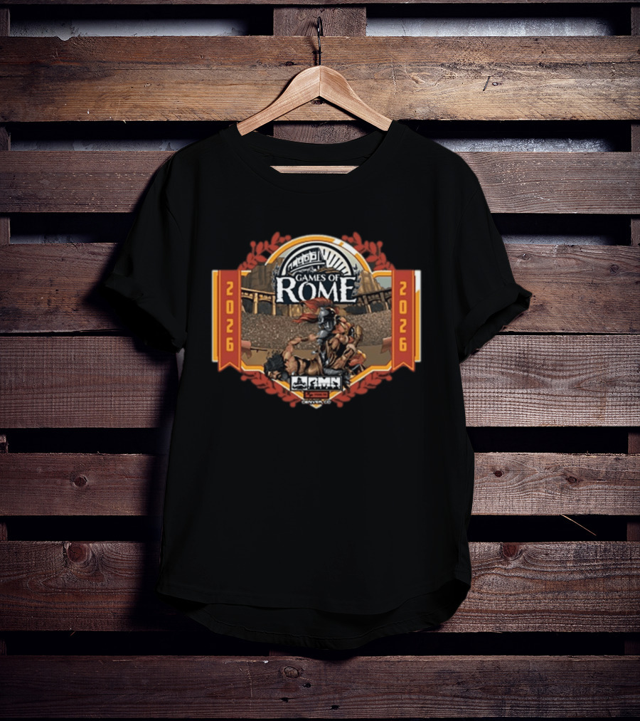 RMN Events Games Of Rome 2026 Gladiator Arena T-Shirt