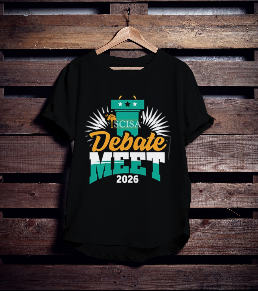 SCISA Debate Meet 2026 Podium Stars Event T-Shirt