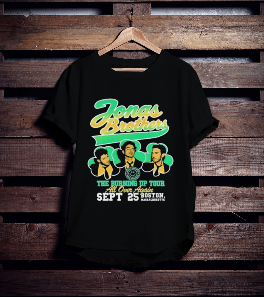 Jonas Brothers The Bringing Up Tour All Over Again Sept 25 Boston Massachusetts T-Shirt