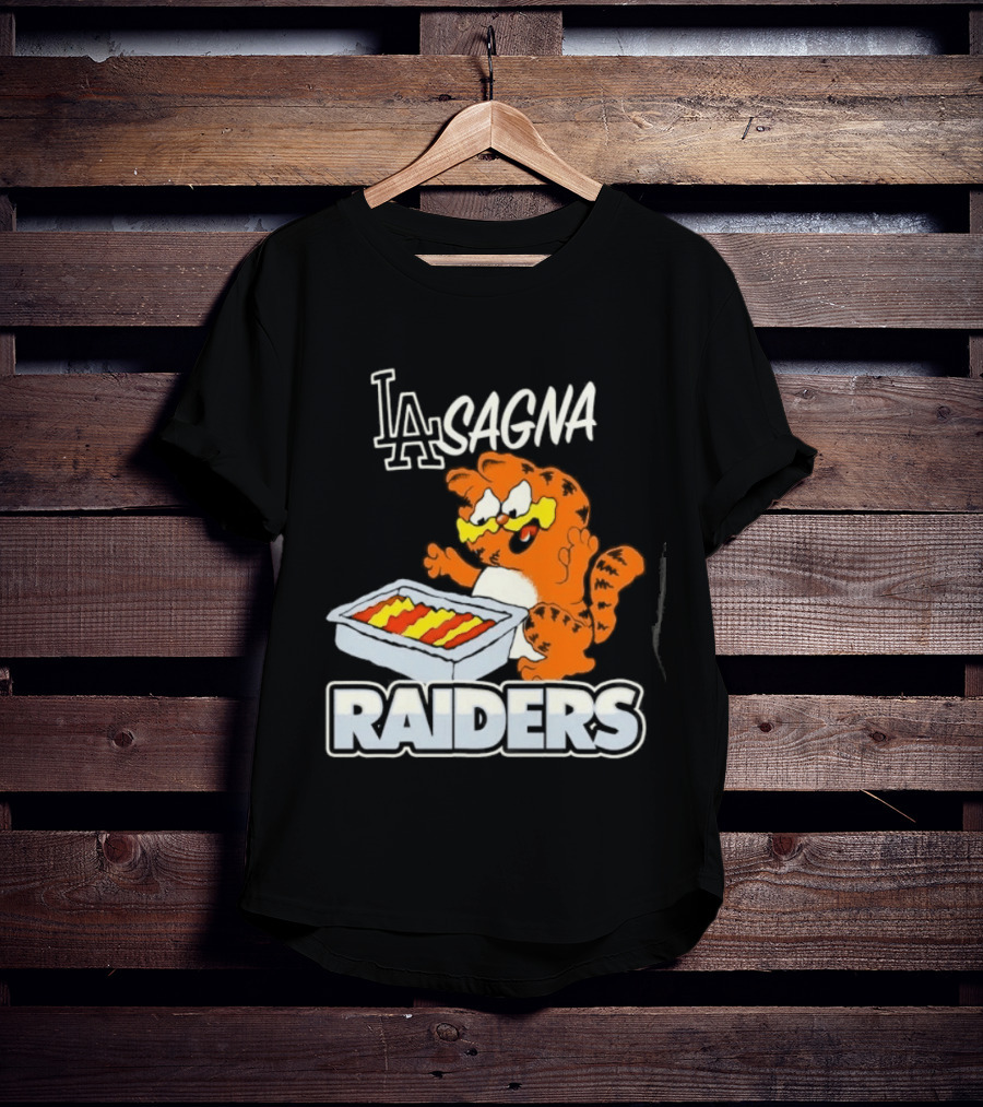 LA Lasagna Cat Raiders T-Shirt