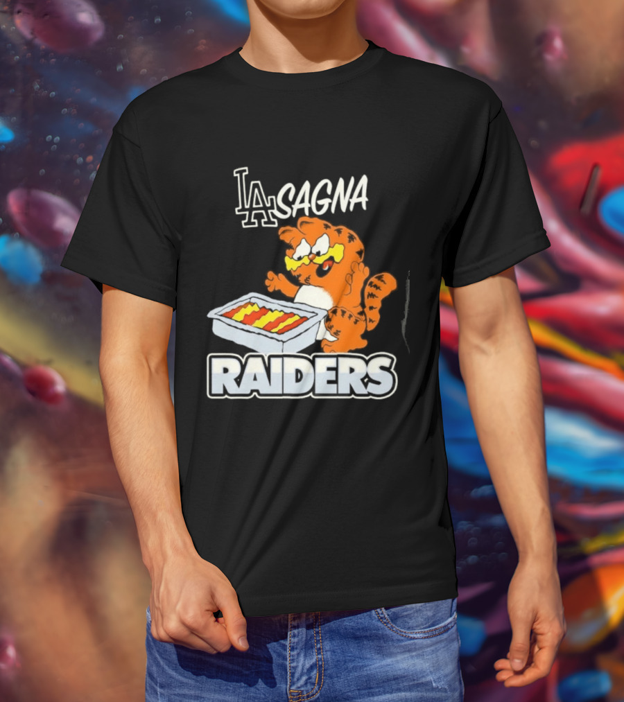 LA Lasagna Cat Raiders T-Shirt