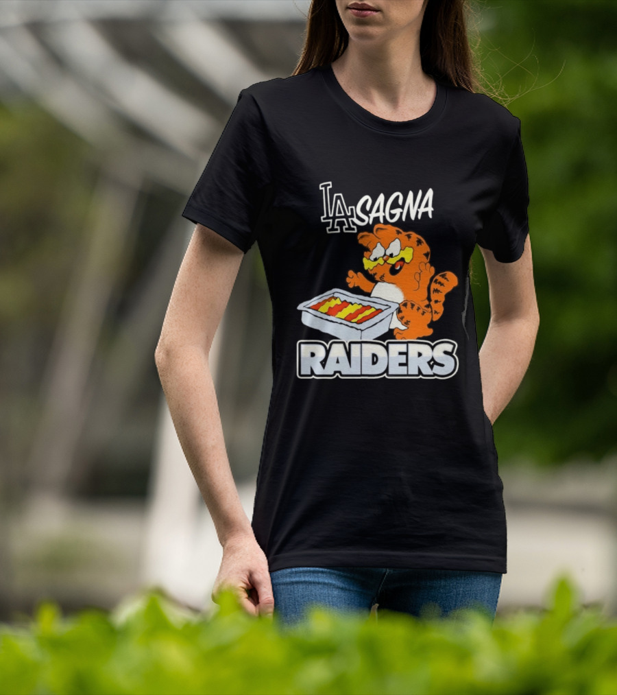 LA Lasagna Cat Raiders T-Shirt