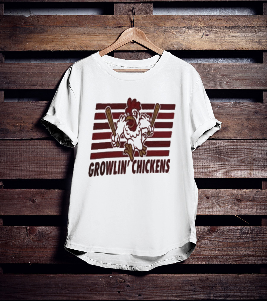 Growlin Chickens Northwest Arkansas Naturals Minor League Baseball MiLB T-Shirt