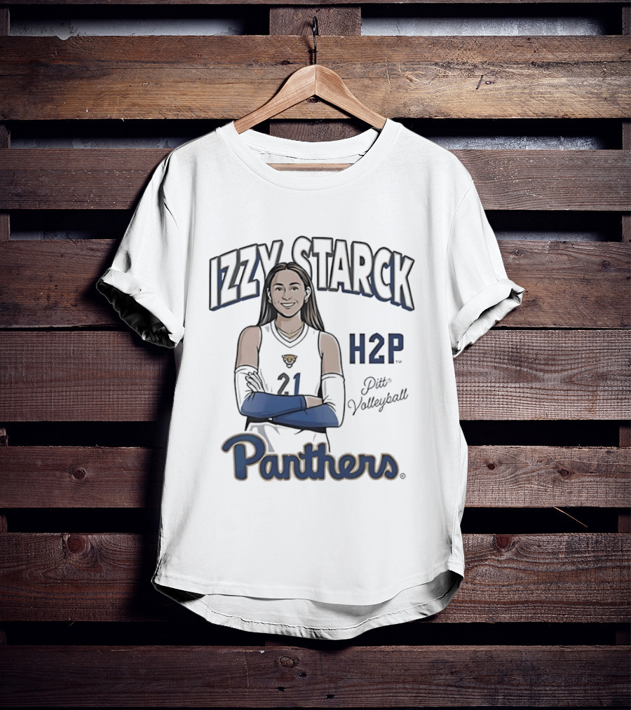 Izzy Starck Panthers 21 Pitt Volleyball H2P T-Shirt