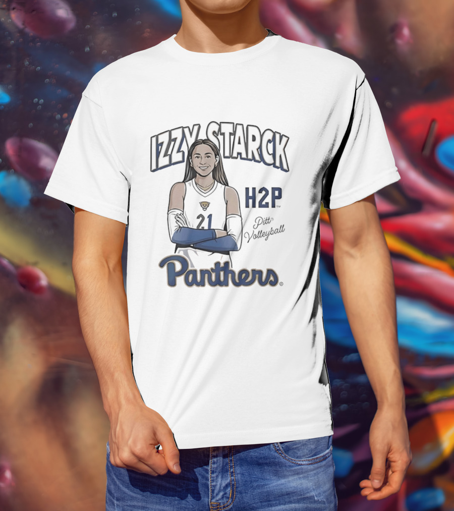 Izzy Starck Panthers 21 Pitt Volleyball H2P T-Shirt