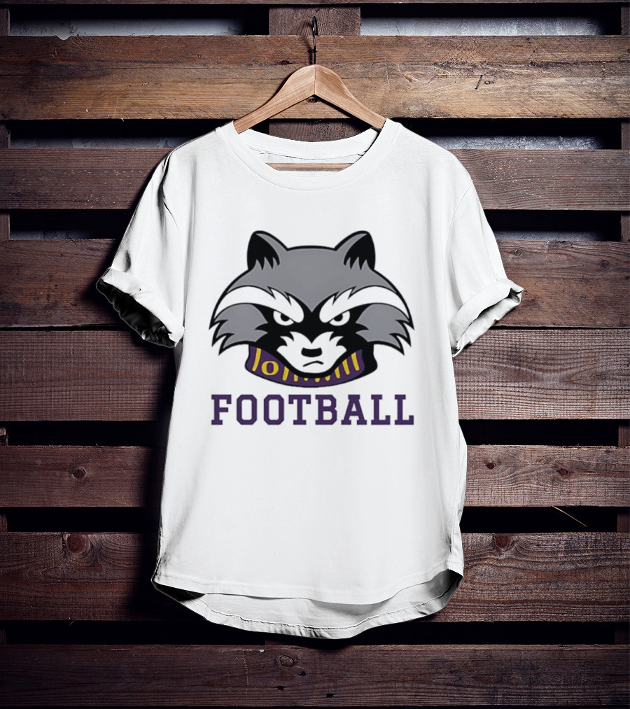 John Hill Football Raccoon Team T-Shirt