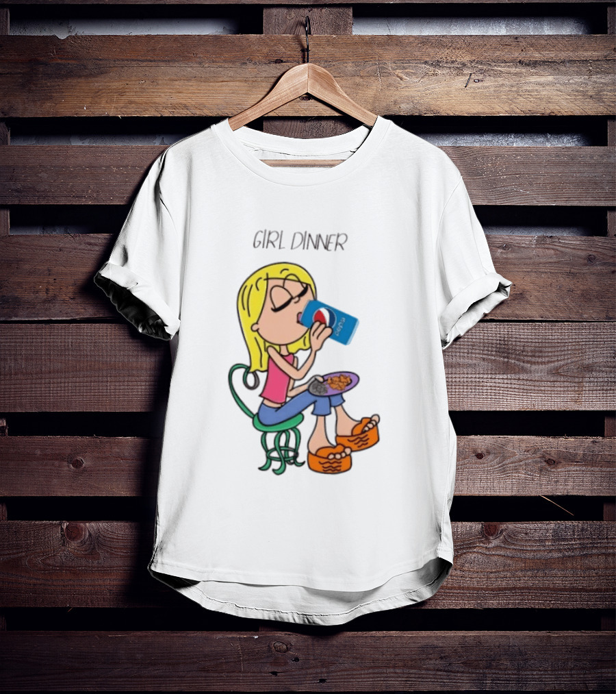 Lizzie McGuire Y2K Girl Dinner Pepsi Retro Fashion T-Shirt
