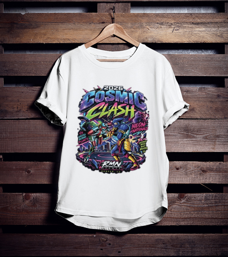 2026 Cosmic Clash Neon Nationals RMN Events T-Shirt