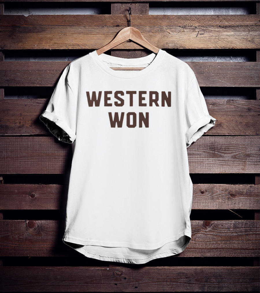 Western Won Bold Lettering T-Shirt