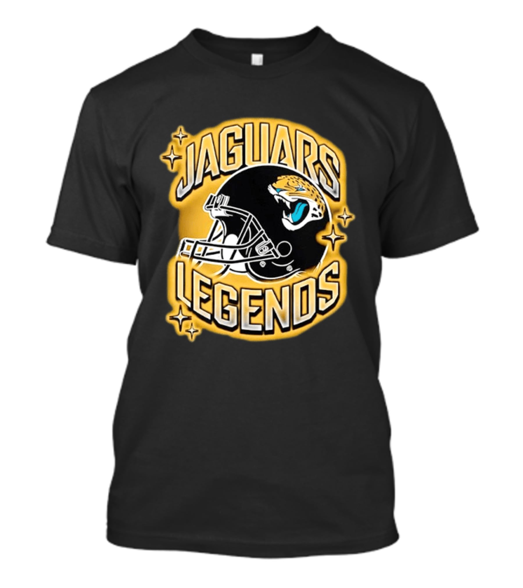 Jaguars Legends Football Helmet Icon With Stars T-Shirt