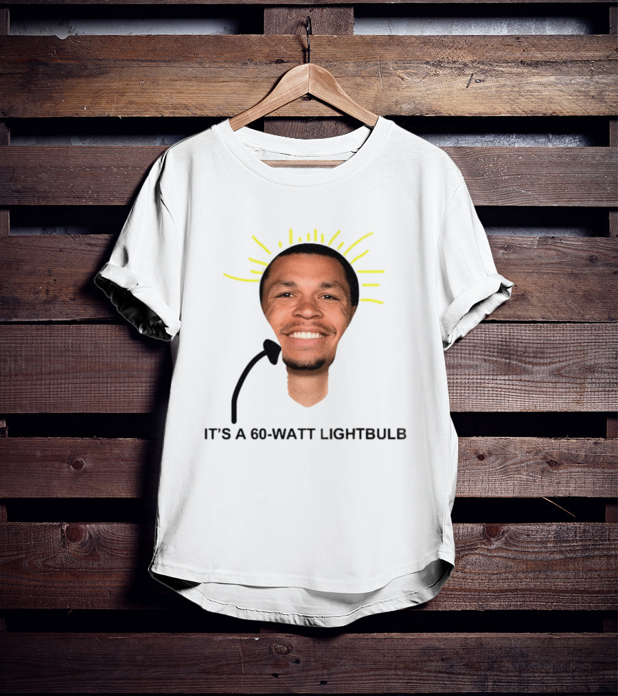 Cyclones NCAAB Jacob Lyftogt It's A 60 Watt Lightbulb Man Face Lightbulb Shape T-Shirt