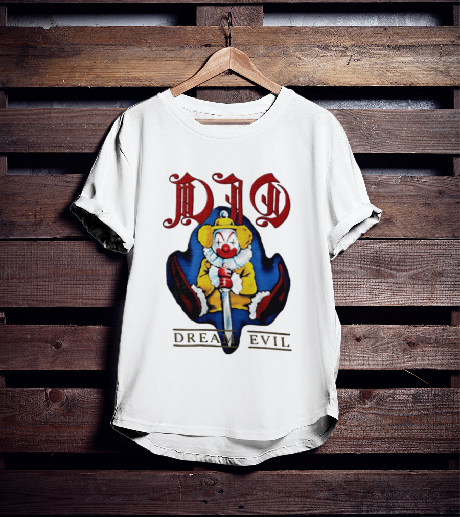 Dio Dream Evil Clown Holding Sword T-Shirt