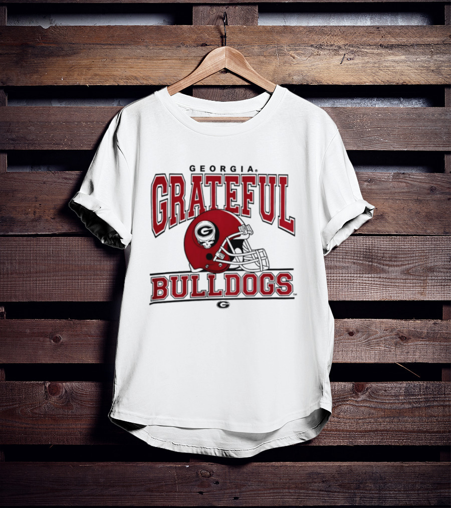 Georgia Grateful Dead Bulldogs Steal Your Helmet T-Shirt