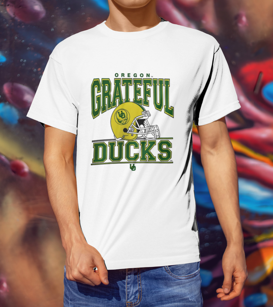 Oregon Grateful Ducks Helmet T-Shirt
