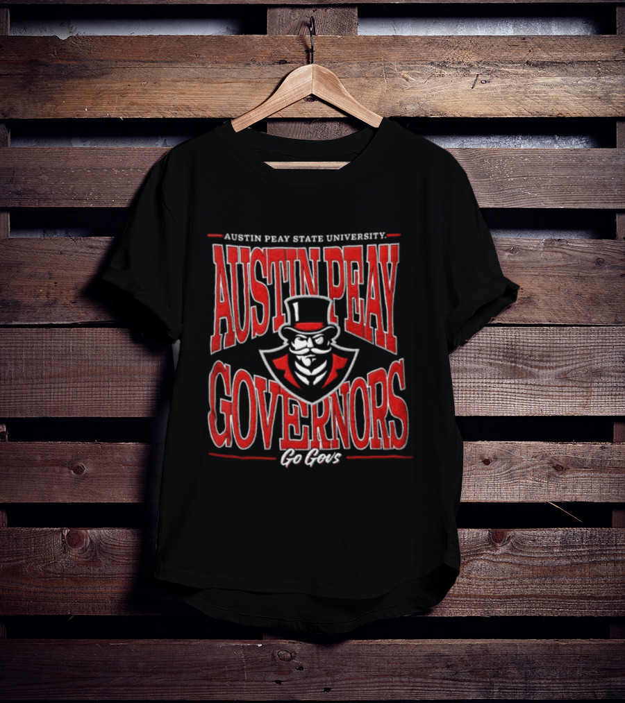 Austin Peay Governors Top Hat Monocle Go Govs NCAA Austin Peay State University T-Shirt