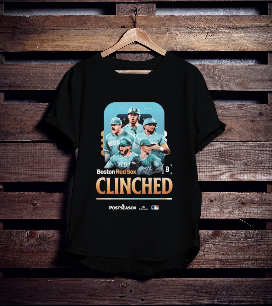 Boston Red Sox Clinched Postseason 2026 MLB T-Shirt
