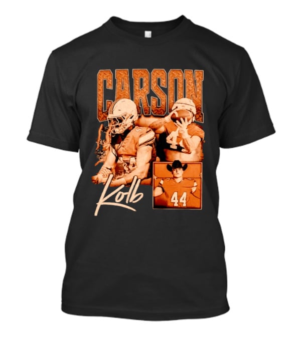 Carson Kolb 44 Football Player Collage T-Shirt