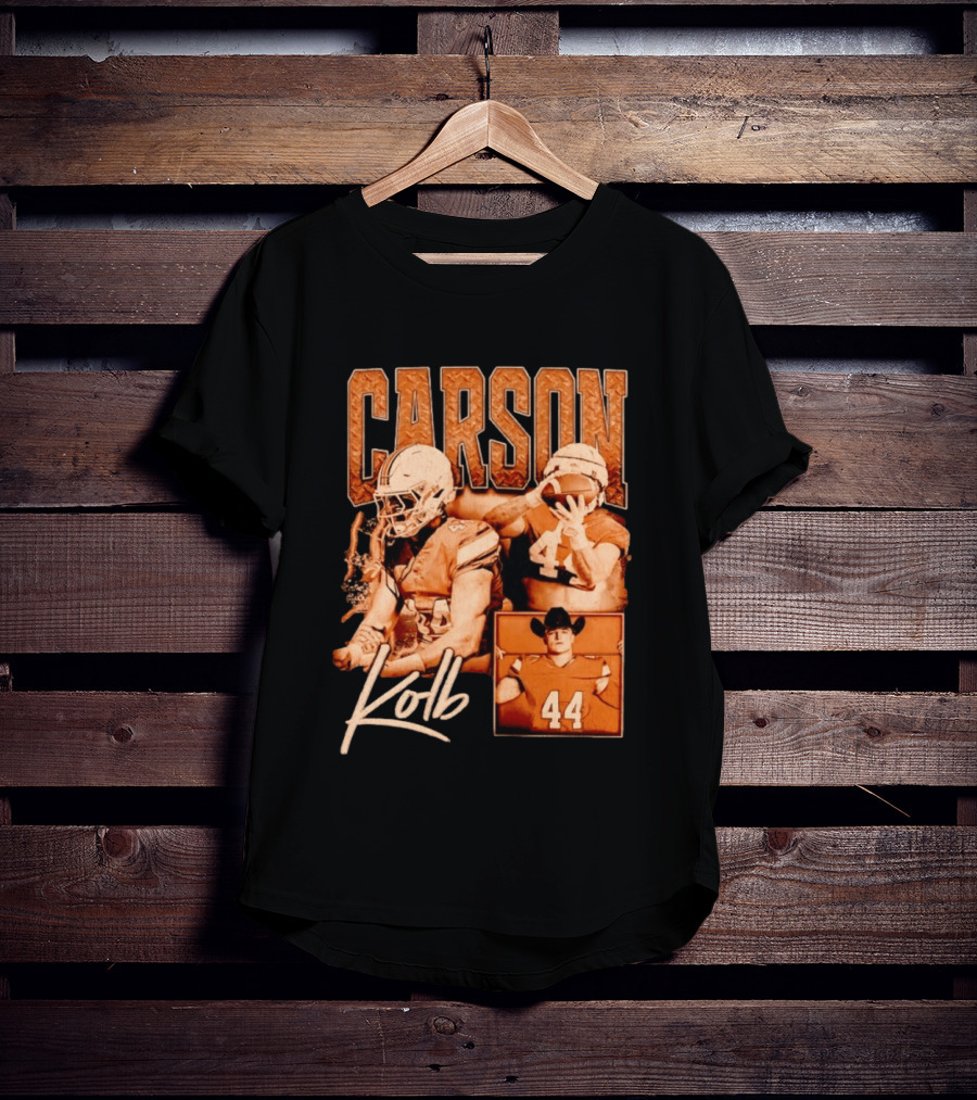 Carson Kolb 44 Football Player Collage T-Shirt