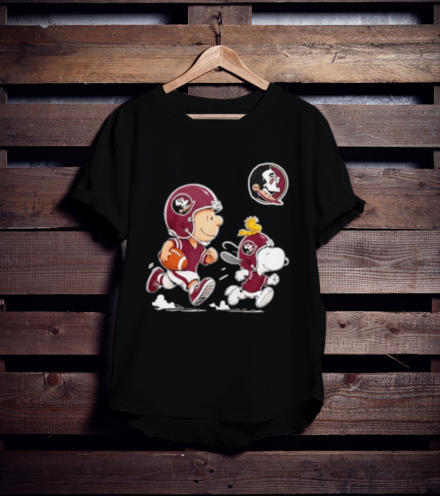 Charlie Brown Snoopy Woodstock Florida State Seminoles Football 2026 T-Shirt