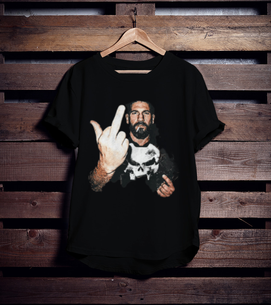 Jon Bernthal Punisher Middle Finger Iconic Gesture T-Shirt